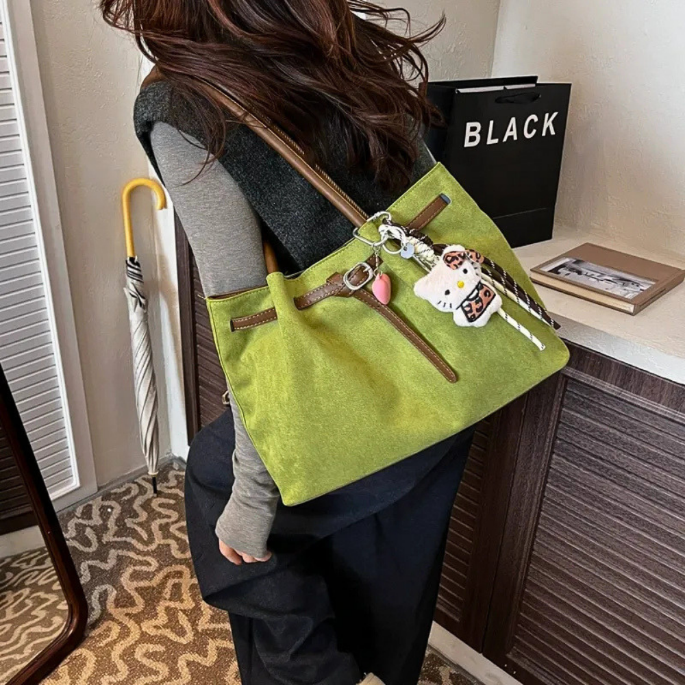 Corviane Drawstring Shoulder Bag