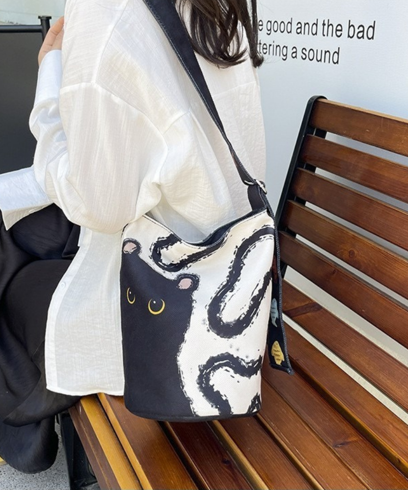 Kerina Printed Bucket Bag