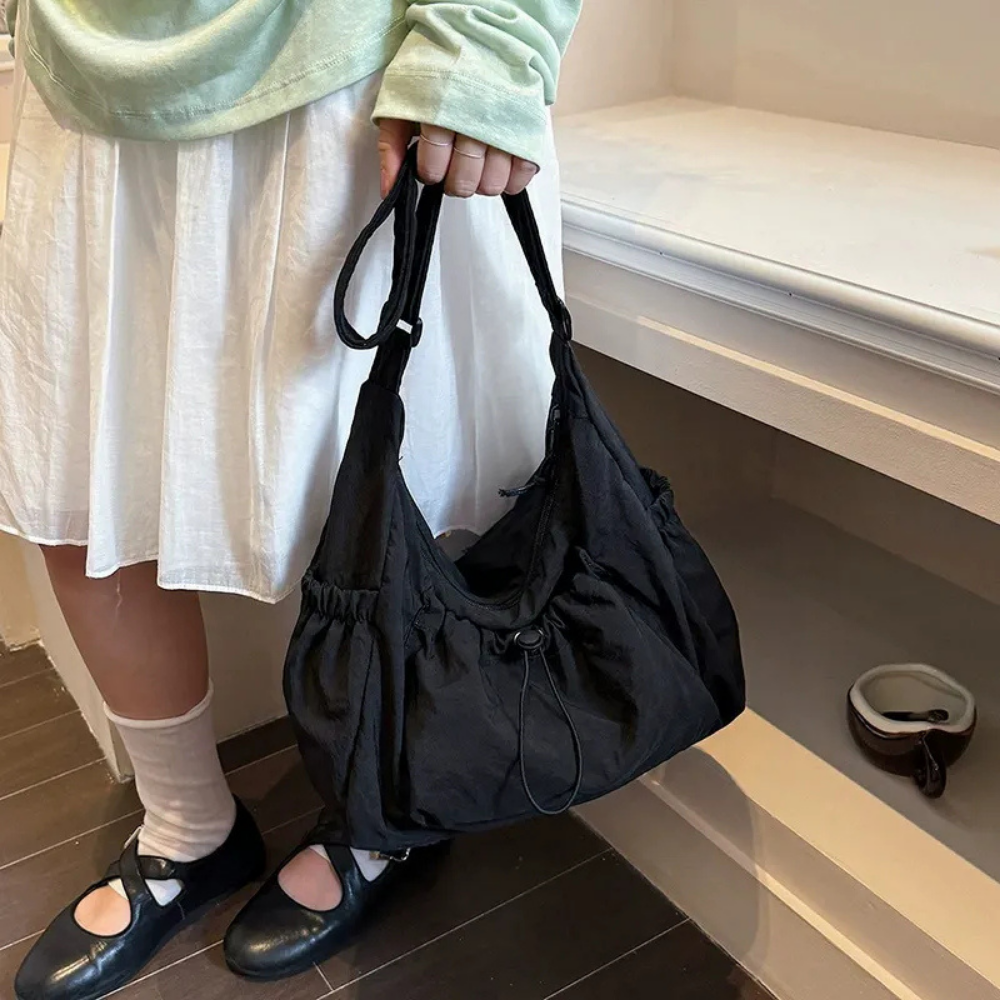 Thalara Ruched Shoulder Bag