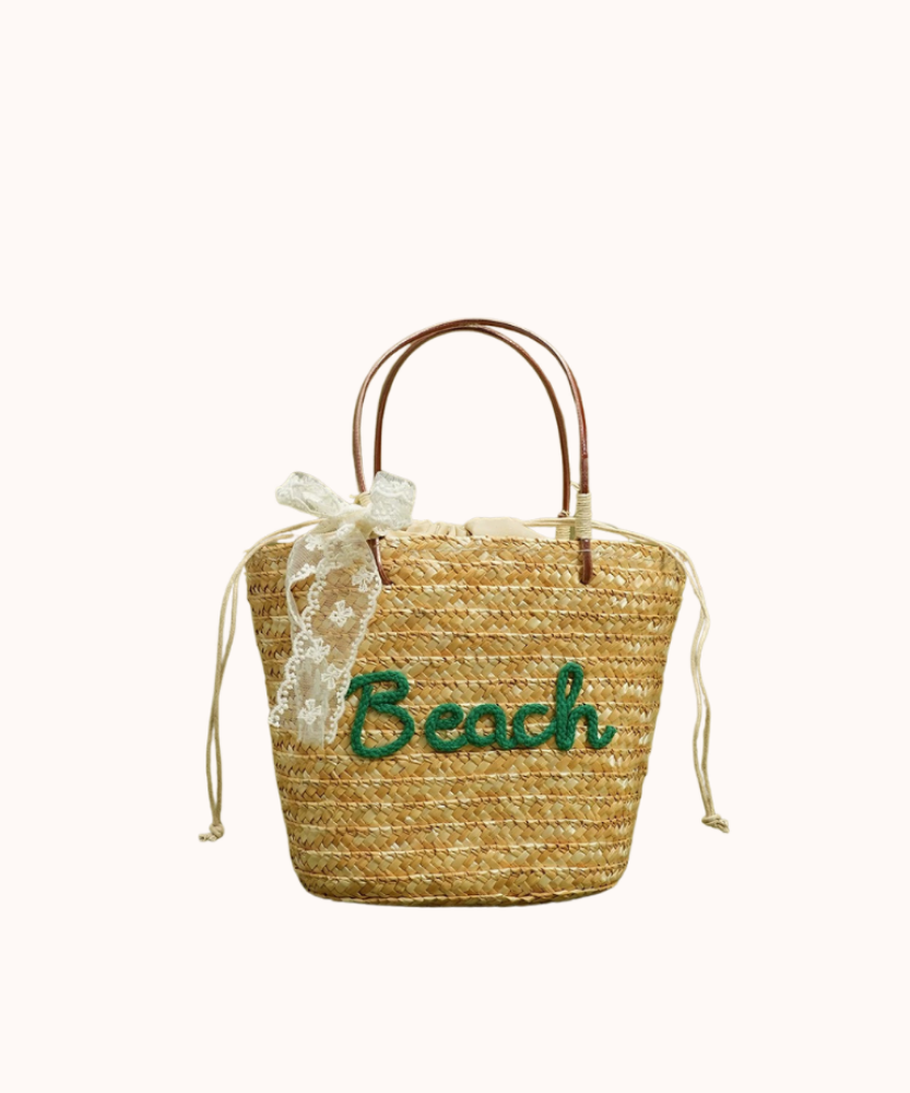 Marcelline Woven Mini Tote Bag