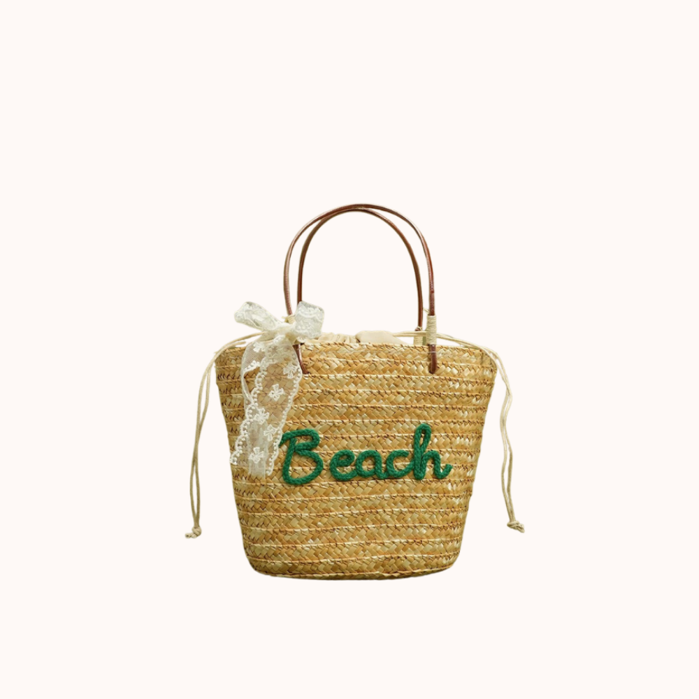 Marcelline Woven Mini Tote Bag
