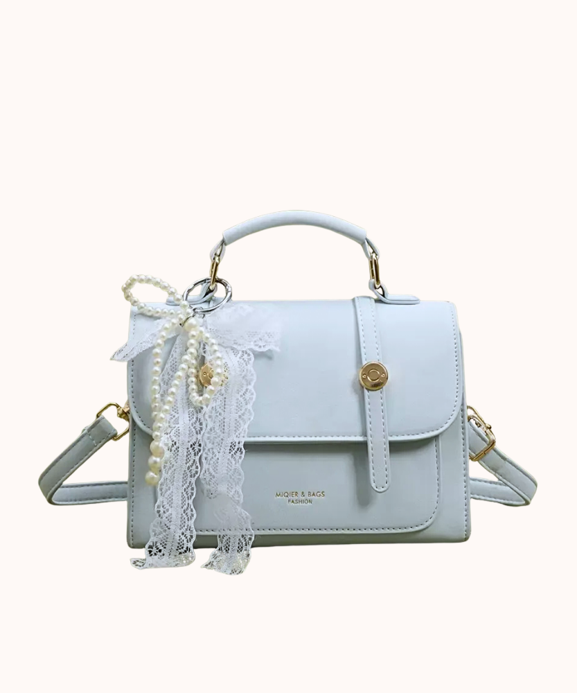 Vessara Top Handle Flap Bag