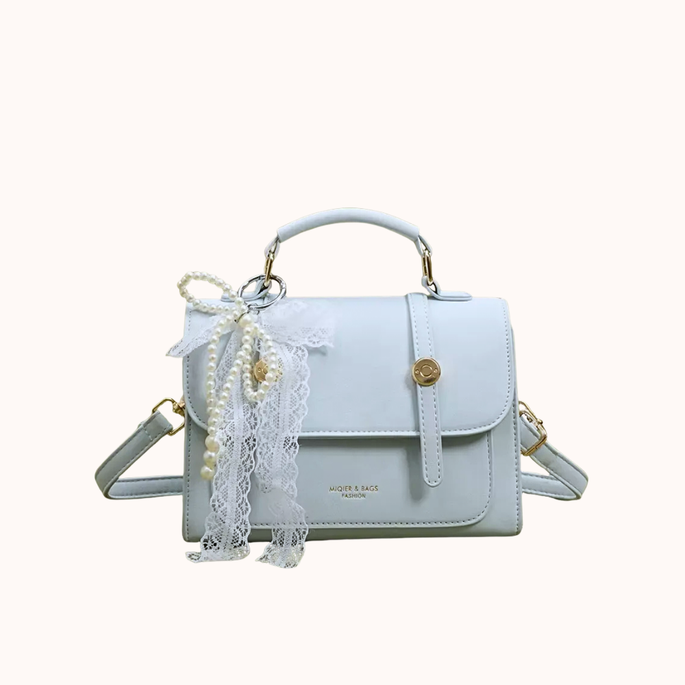 Vessara Top Handle Flap Bag