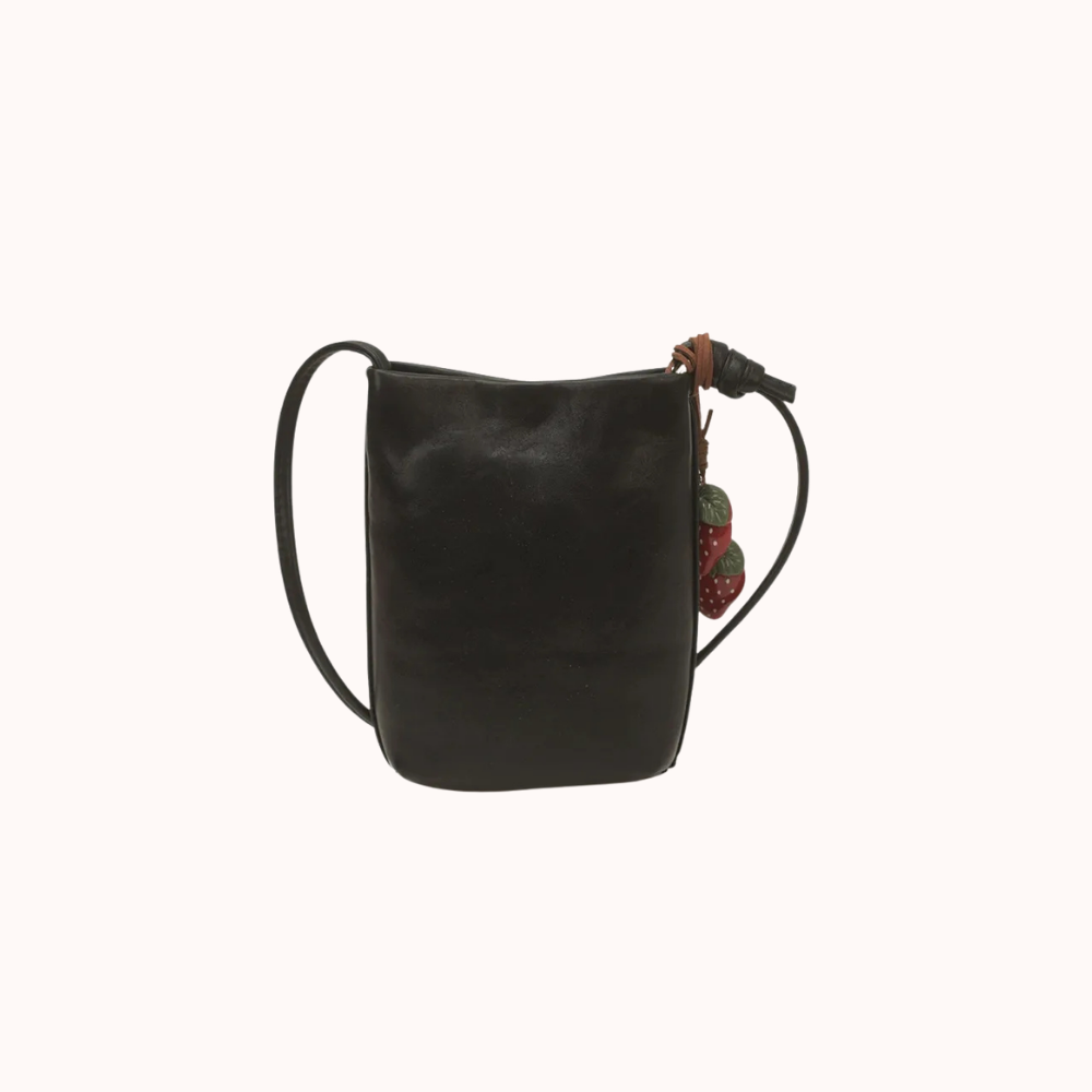Fruttina Strawberry Charm Bucket Bag