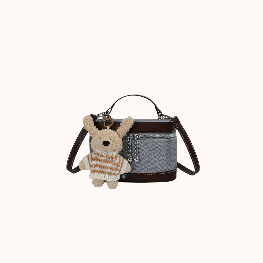 Leporia Bunny Charm Mini Handbag