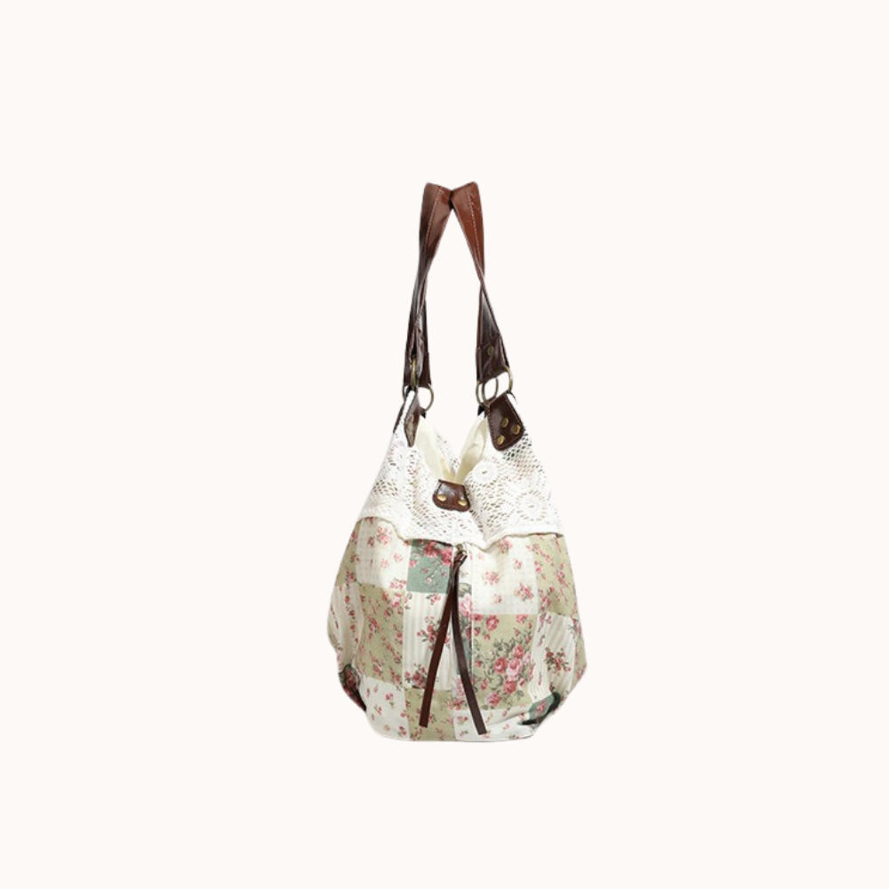 Olyra Lace-Trim Shoulder Bag