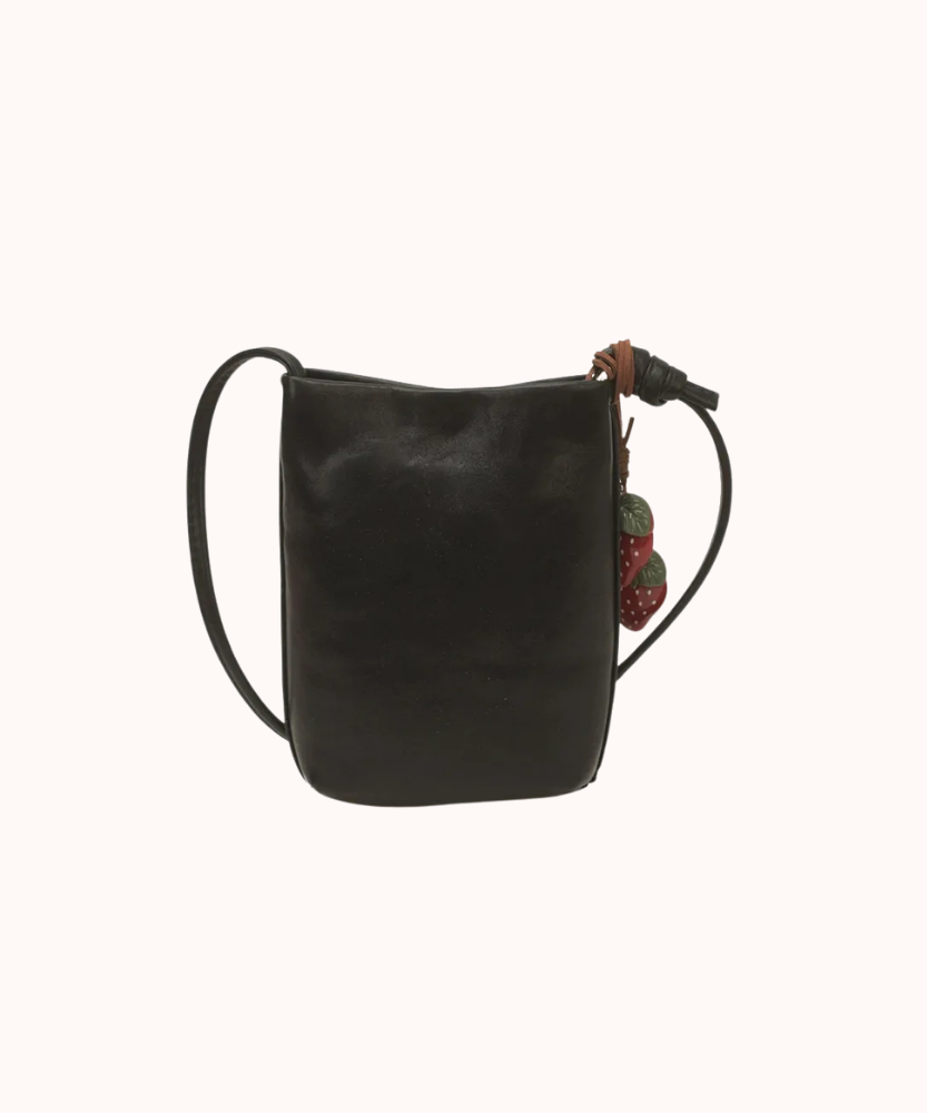 Fruttina Strawberry Charm Bucket Bag
