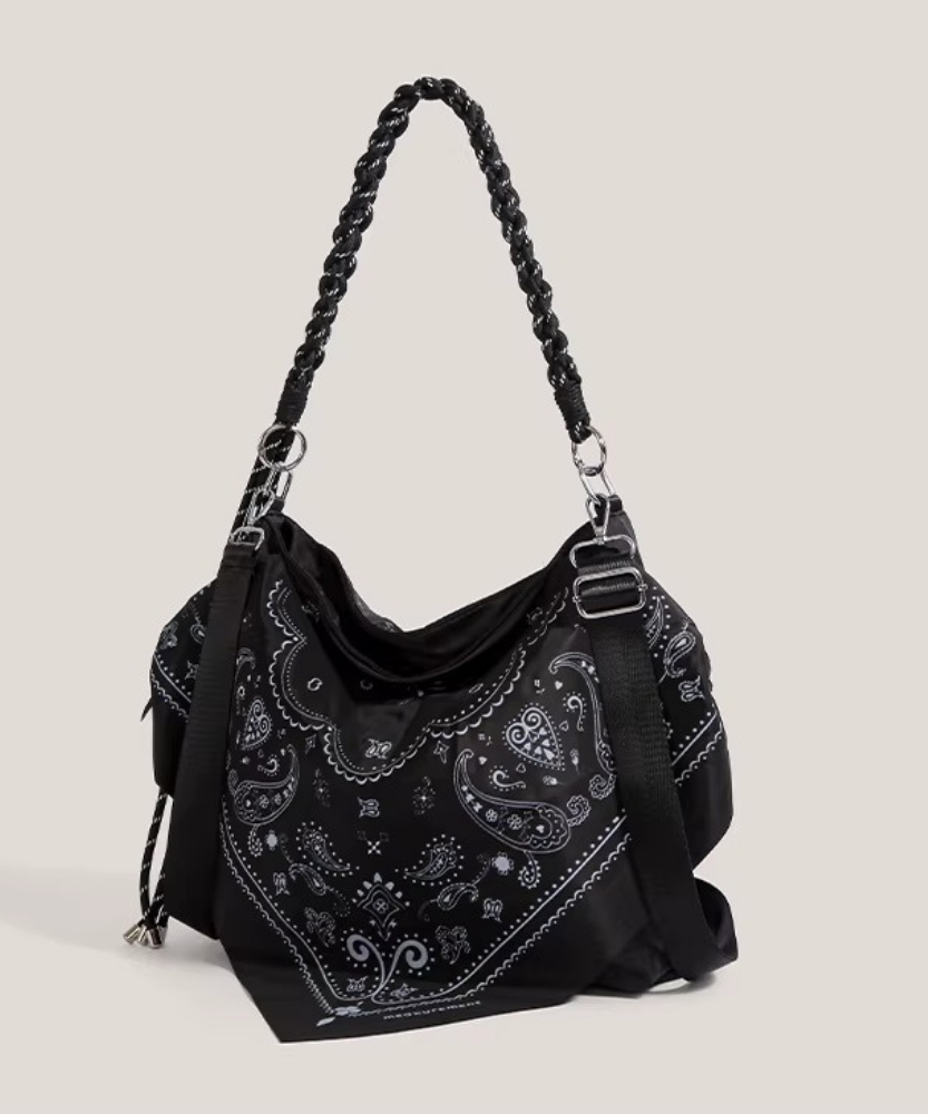 Noctelle Bandana Print Shoulder Bag