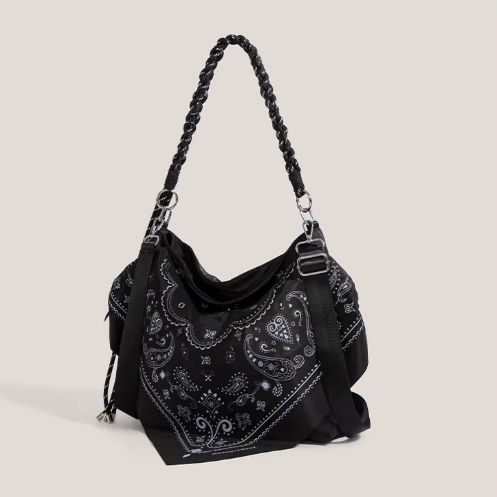 Noctelle Bandana Print Shoulder Bag