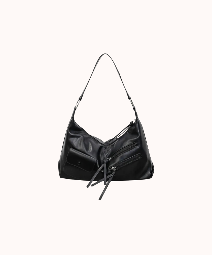 Tazielle Zip Pocket Shoulder Bag
