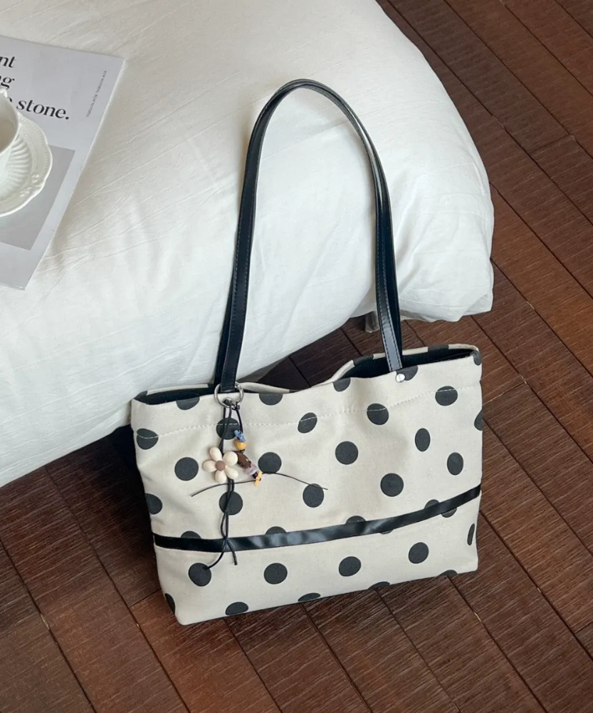 Poisara Polka Dot Tote Bag