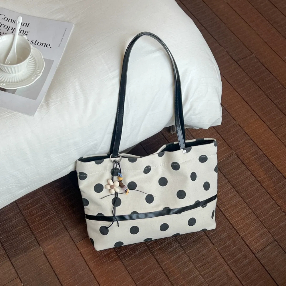 Poisara Polka Dot Tote Bag