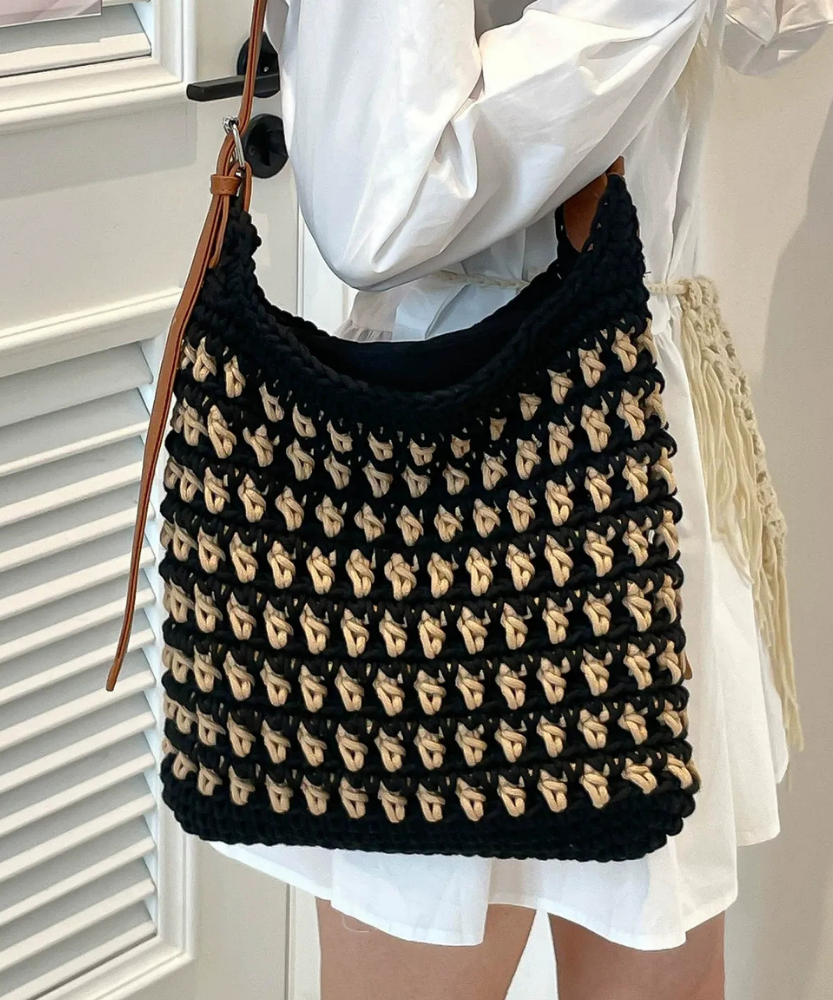 Briselia Woven Shoulder Bag