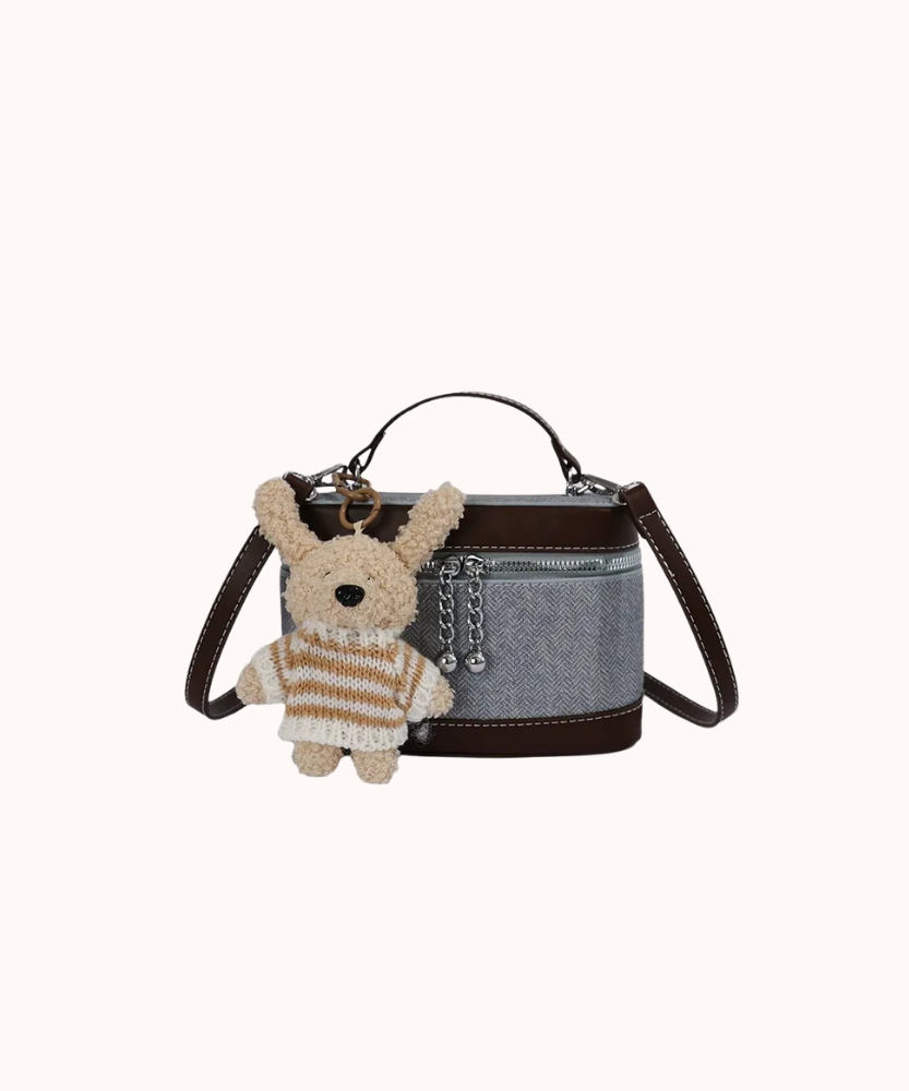 Leporia Bunny Charm Mini Handbag