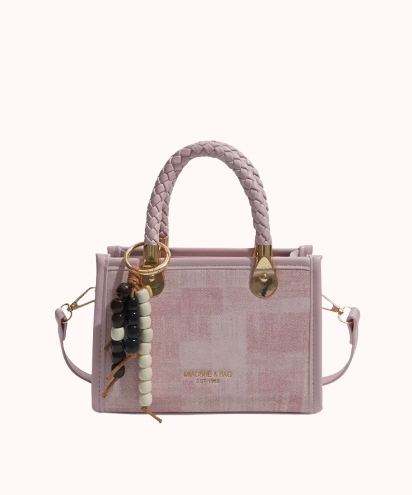 Capucine Braided Handle Mini Handbag