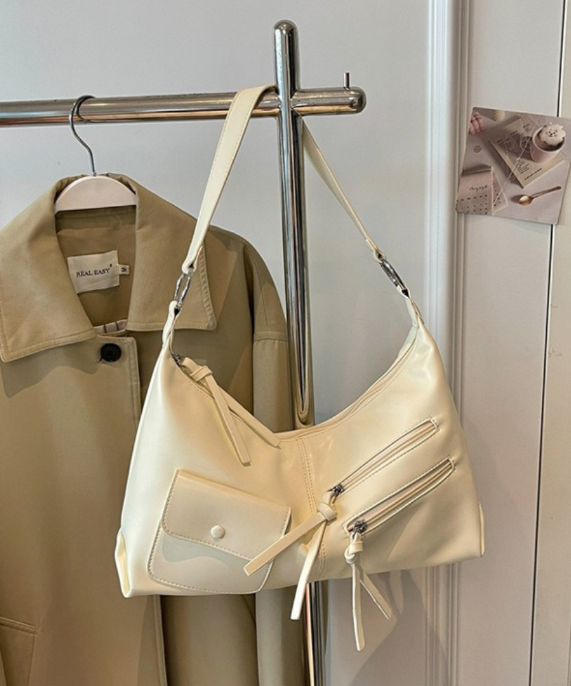 Tazielle Zip Pocket Shoulder Bag