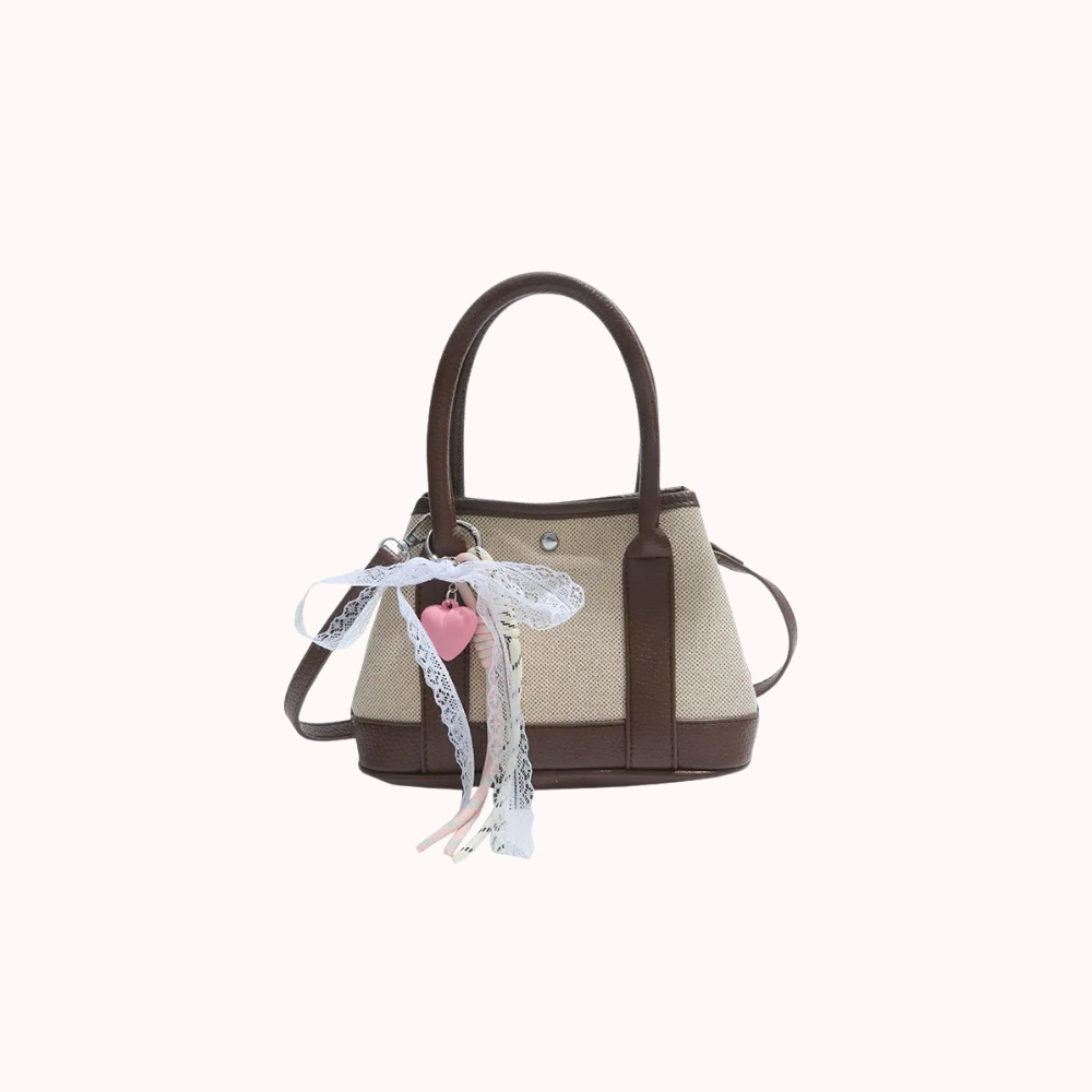Liorvane Lace Charm Mini Handbag