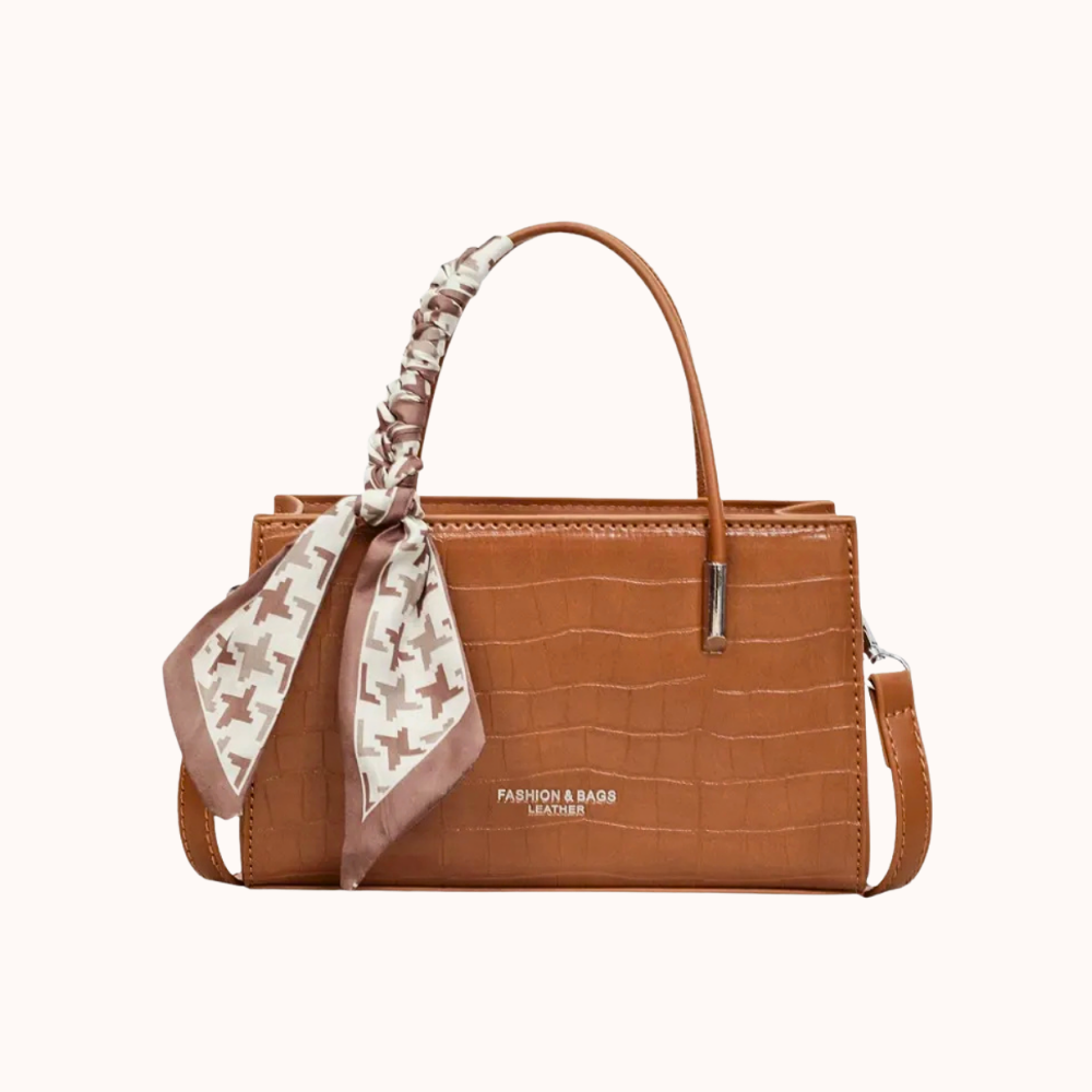 Novera Croc-Embossed Mini Shoulder Bag