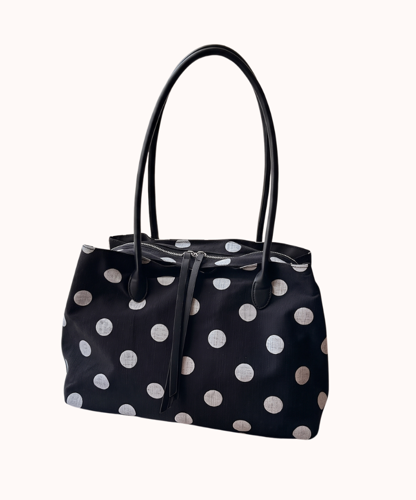 Perlina Polka Dot Tote Bag
