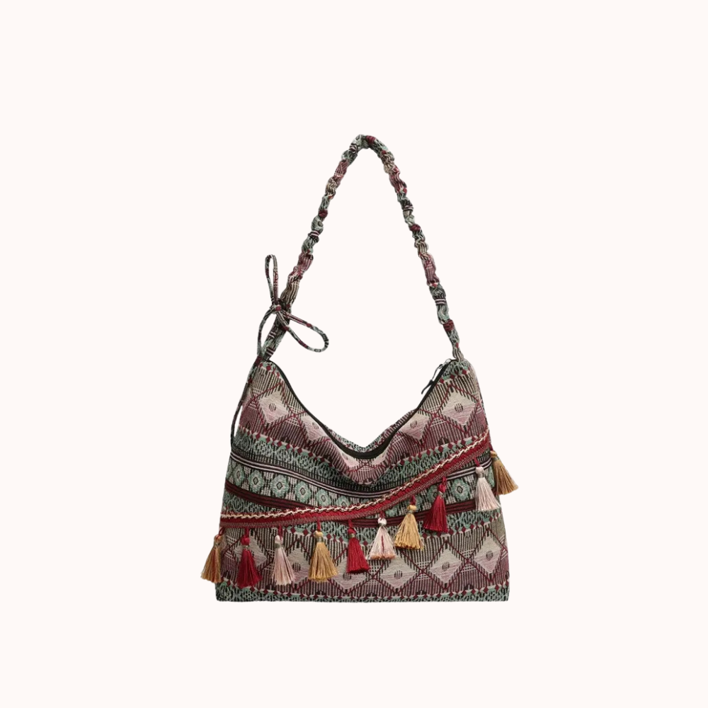 Marivelle Tassel-Trim Tote Bag