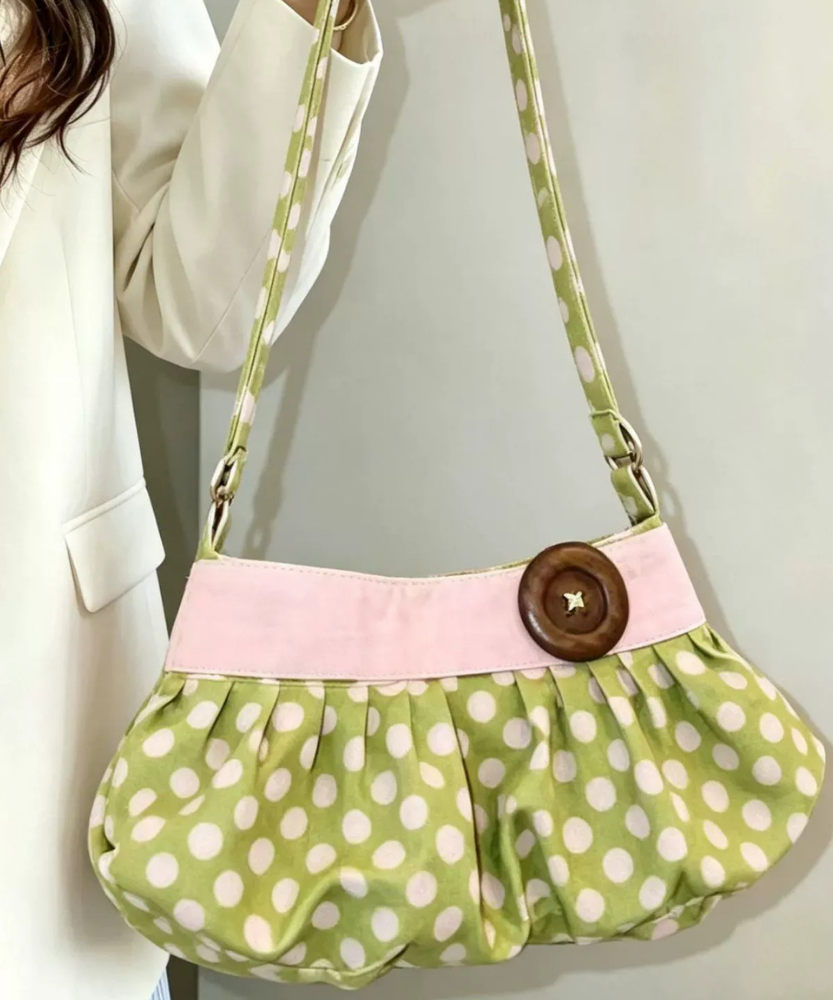 Taviola Polka Dot Shoulder Bag