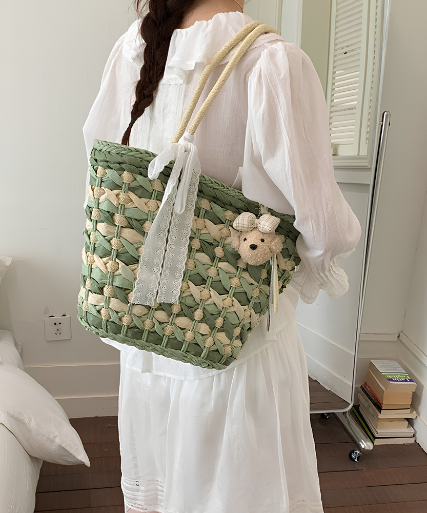 Sylka Woven Tote Bag