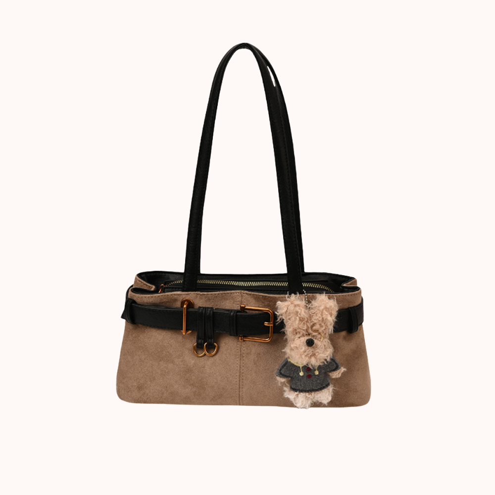 Lunéa Cat Charm Shoulder Bag