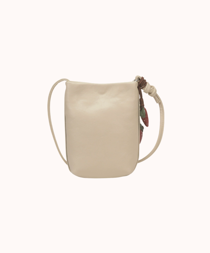 Fruttina Strawberry Charm Bucket Bag