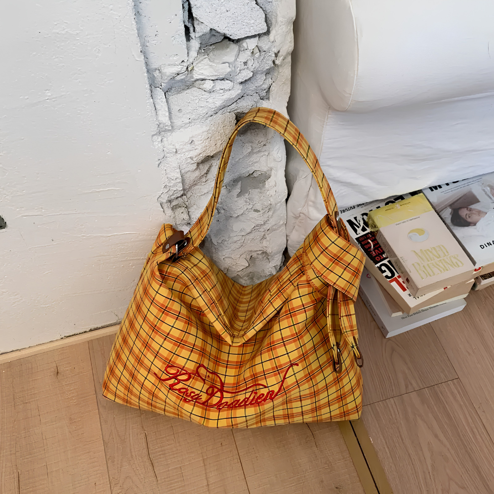 Givrelle Plaid Shoulder Bag