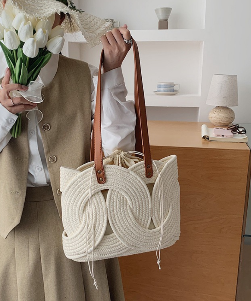 Tyvera Woven Shoulder Bag