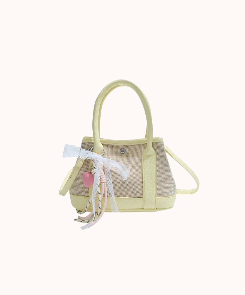 Liorvane Lace Charm Mini Handbag