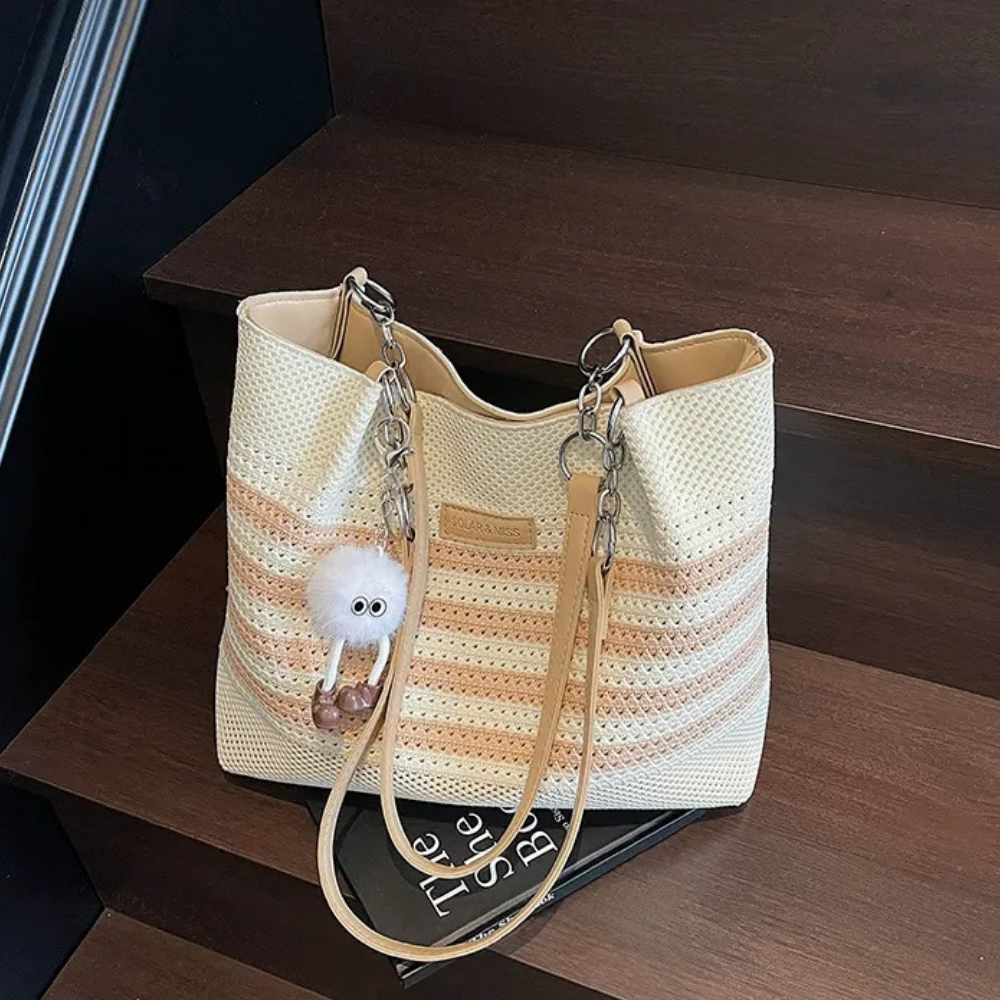 Vivelle Woven Tote Bag