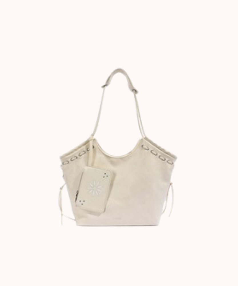 Bravelle Lace-Up Shoulder Bag