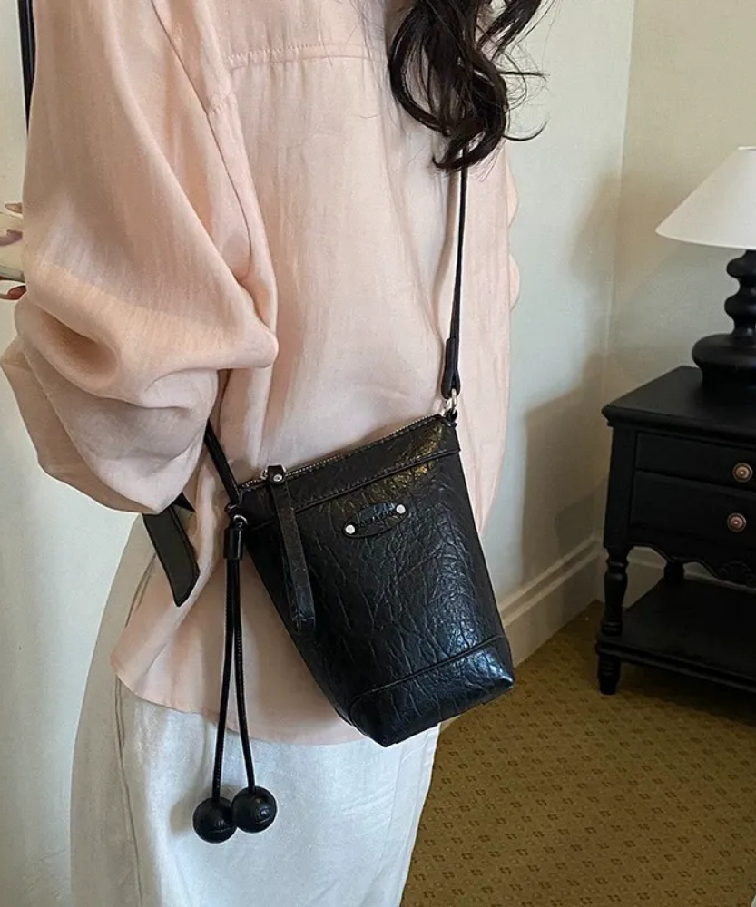 Safrina Charm Bucket Bag