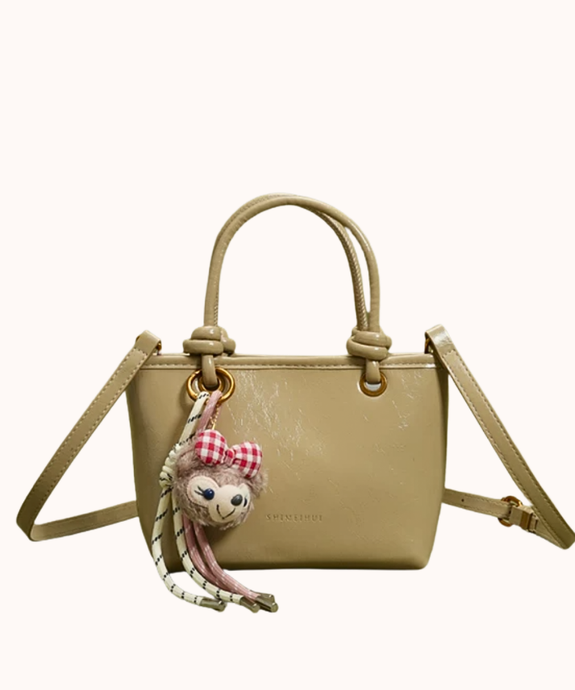 Rosvianne Teddy Charm Mini Bag