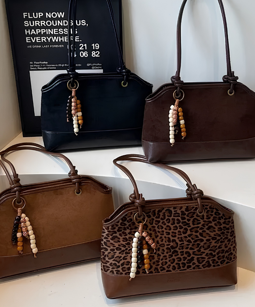 Zeref Textured Shoulder Bag