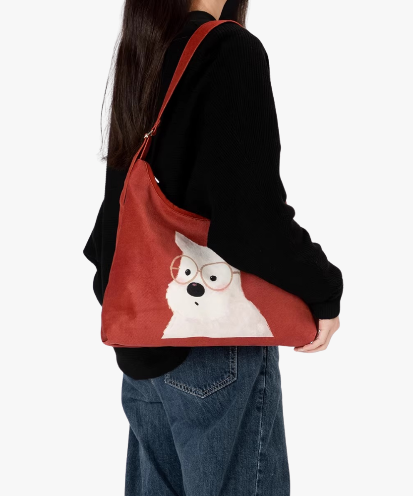 Rubelle Illustrated Shoulder Bag