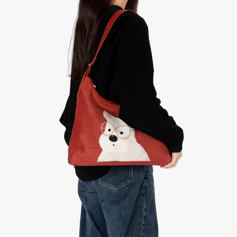 Rubelle Illustrated Shoulder Bag