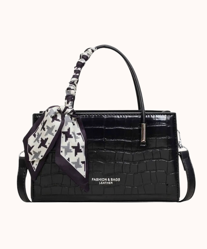 Novera Croc-Embossed Mini Shoulder Bag