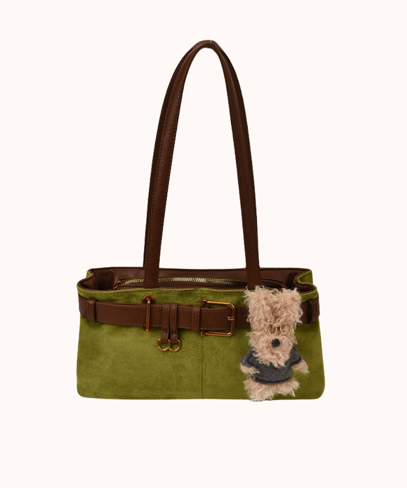 Lunéa Cat Charm Shoulder Bag