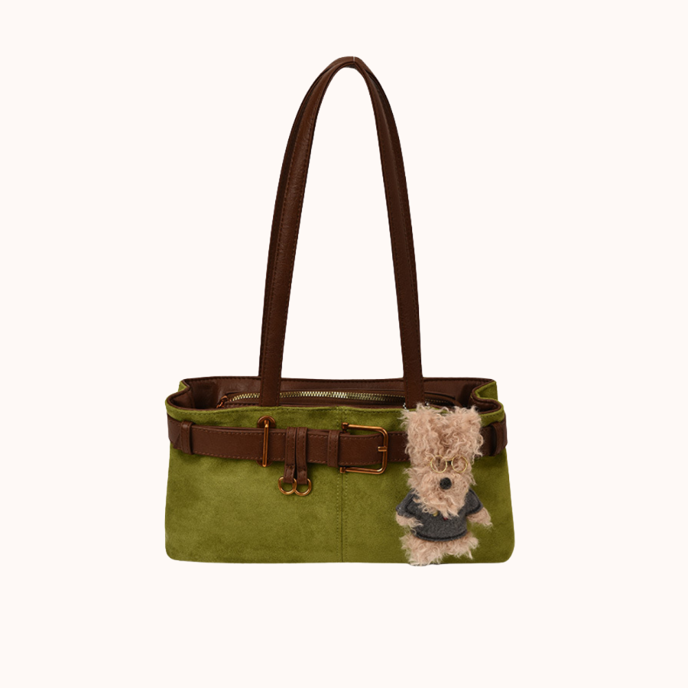 Lunéa Cat Charm Shoulder Bag