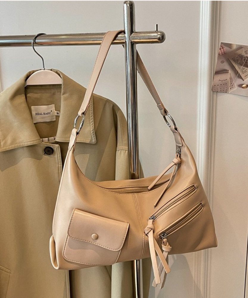 Tazielle Zip Pocket Shoulder Bag