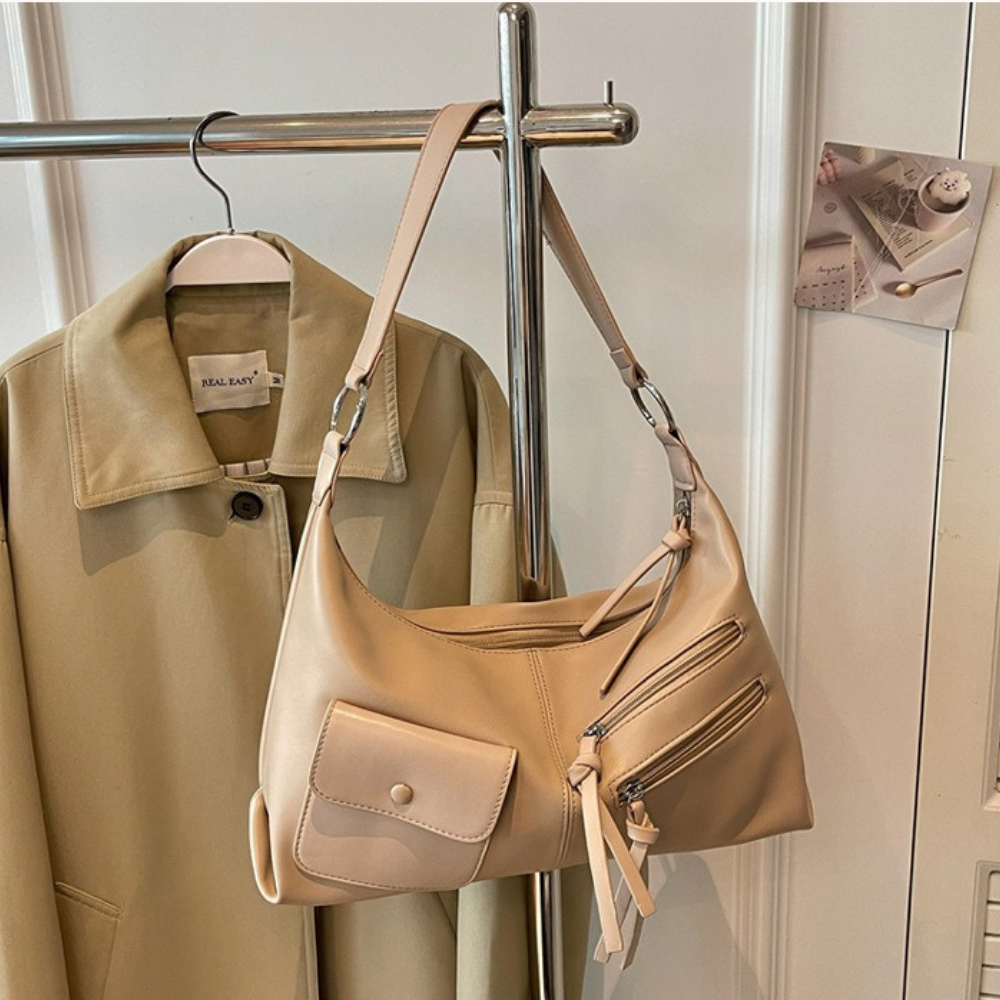Tazielle Zip Pocket Shoulder Bag