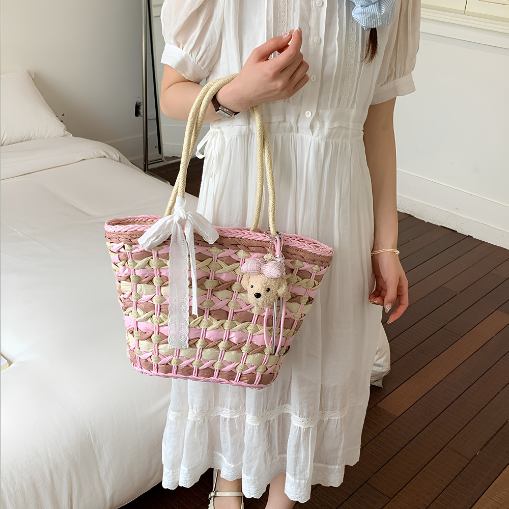 Sylka Woven Tote Bag