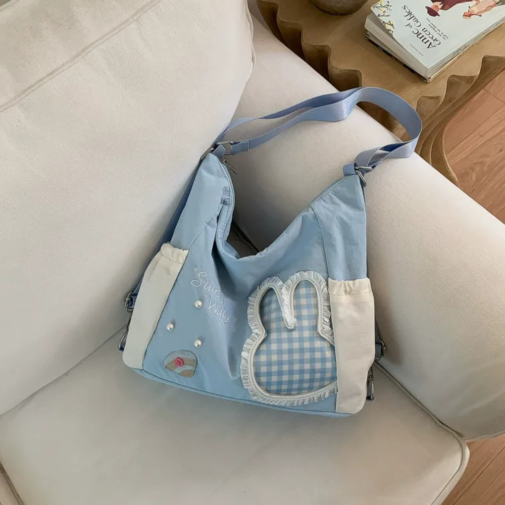 Lusette Bunny Patch Shoulder Bag