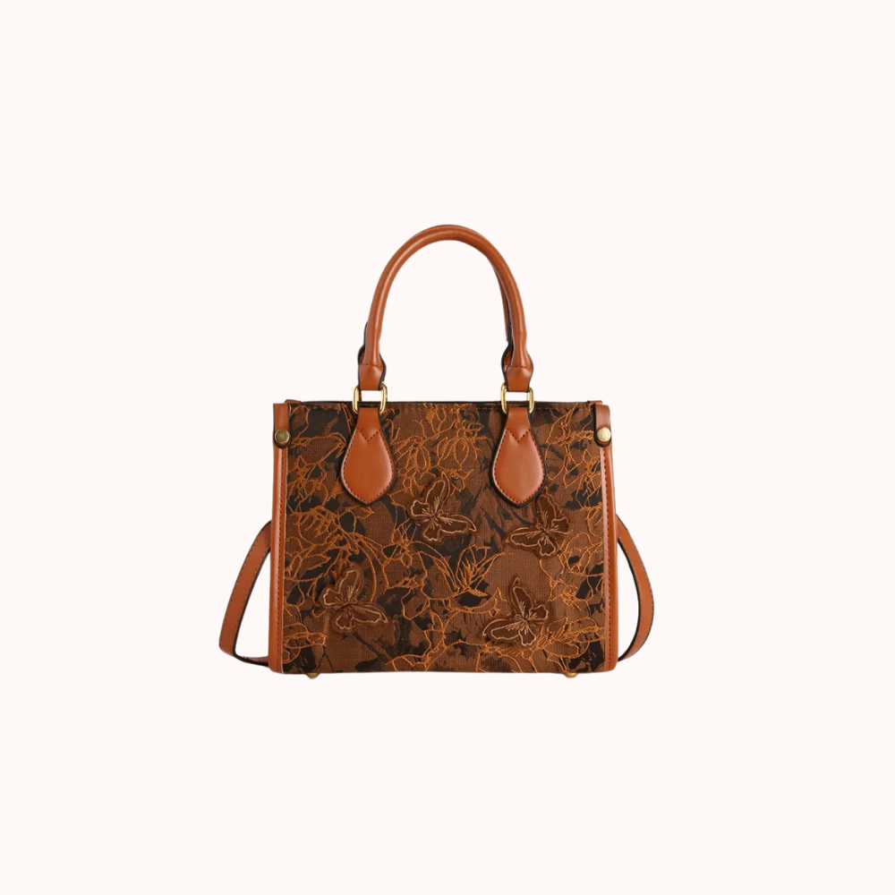 Evarielle Floral Lace Satchel Bag