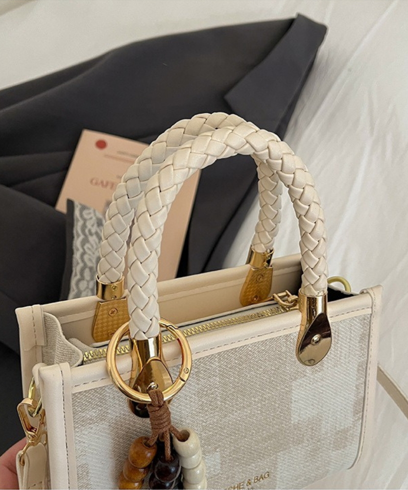 Capucine Braided Handle Mini Handbag