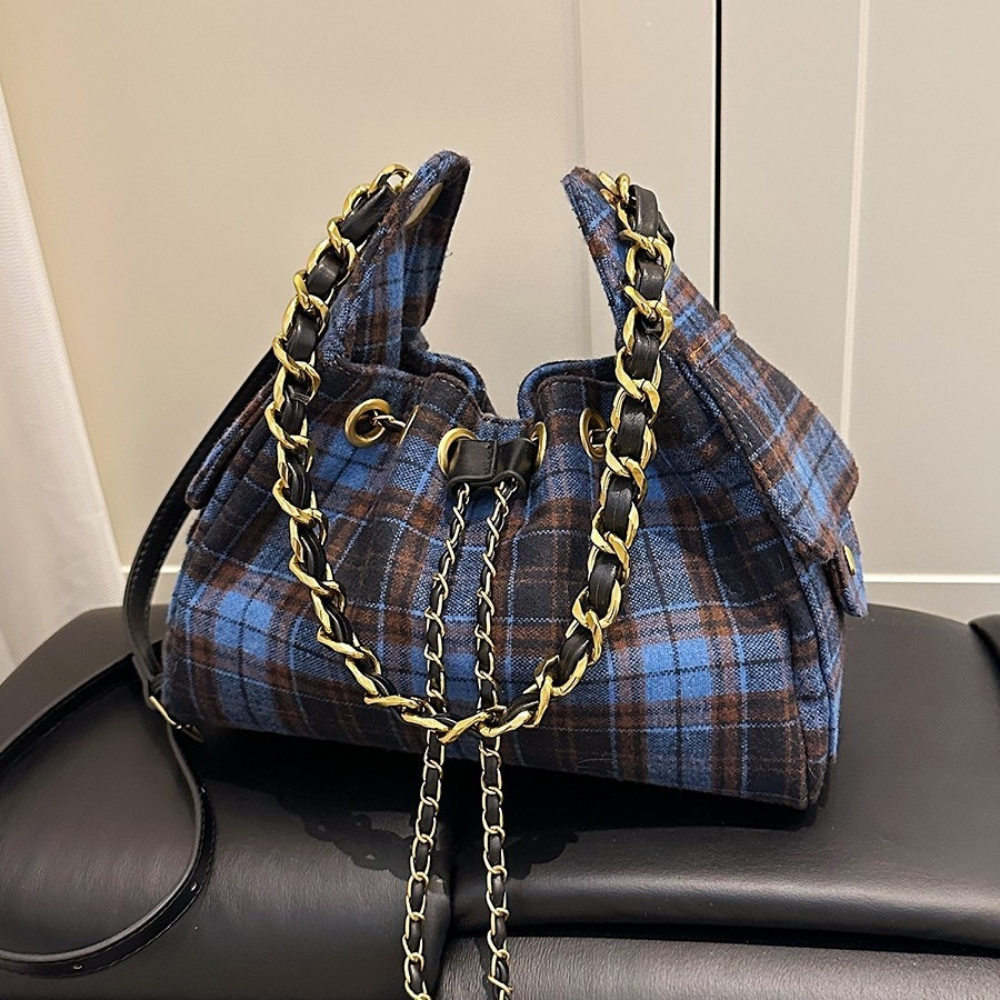 Edmée Chain Drawstring Shoulder Bag