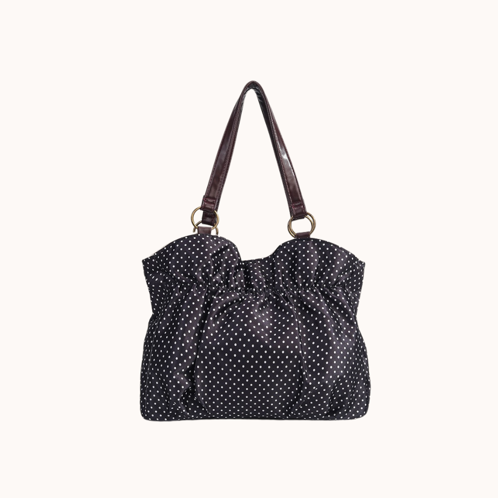 Kaly Ruched Bow Shoulder Bag