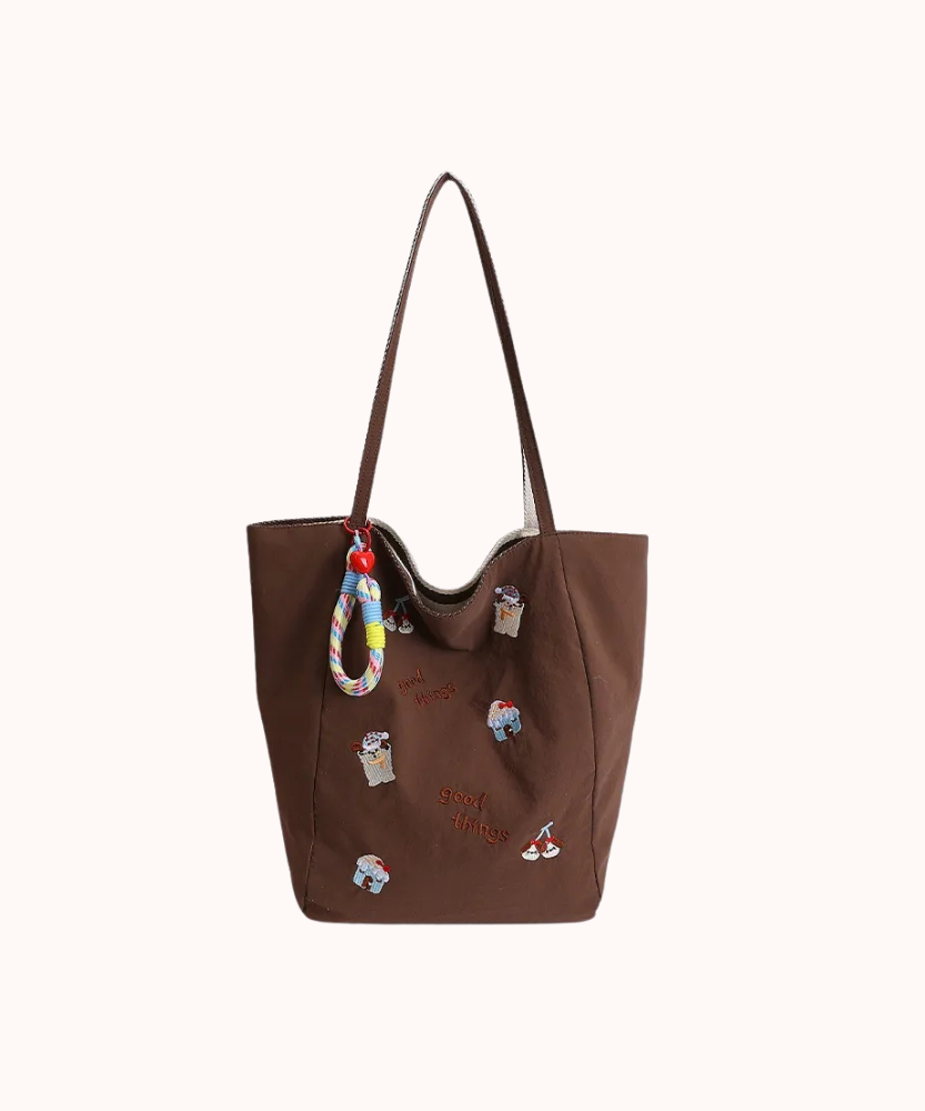 Fioratta Embroidered Tote Bag